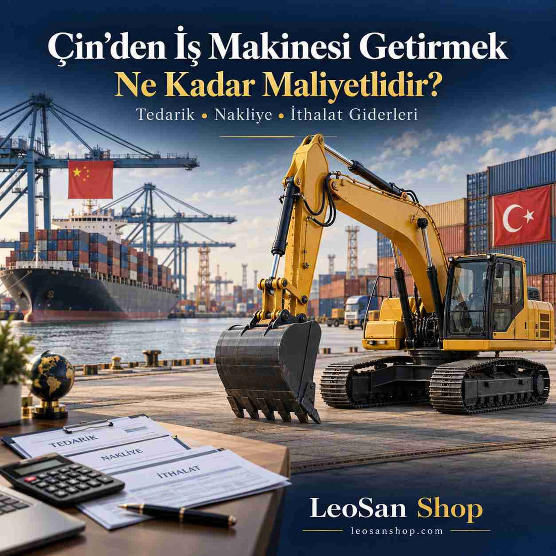 Çin’den İş Makinası Getirmek Ne Kadar Maliyetlidir?