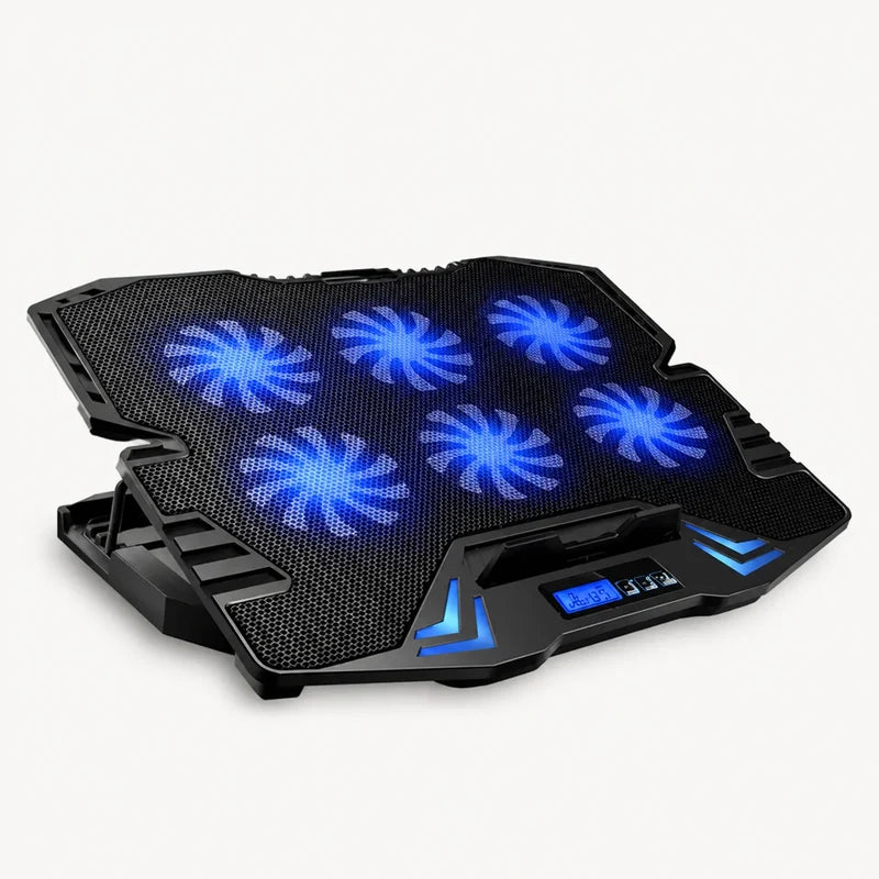 6 Fanlı Dijital Laptop Soğutucu
